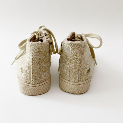 Beige Woven High Tops (9C)