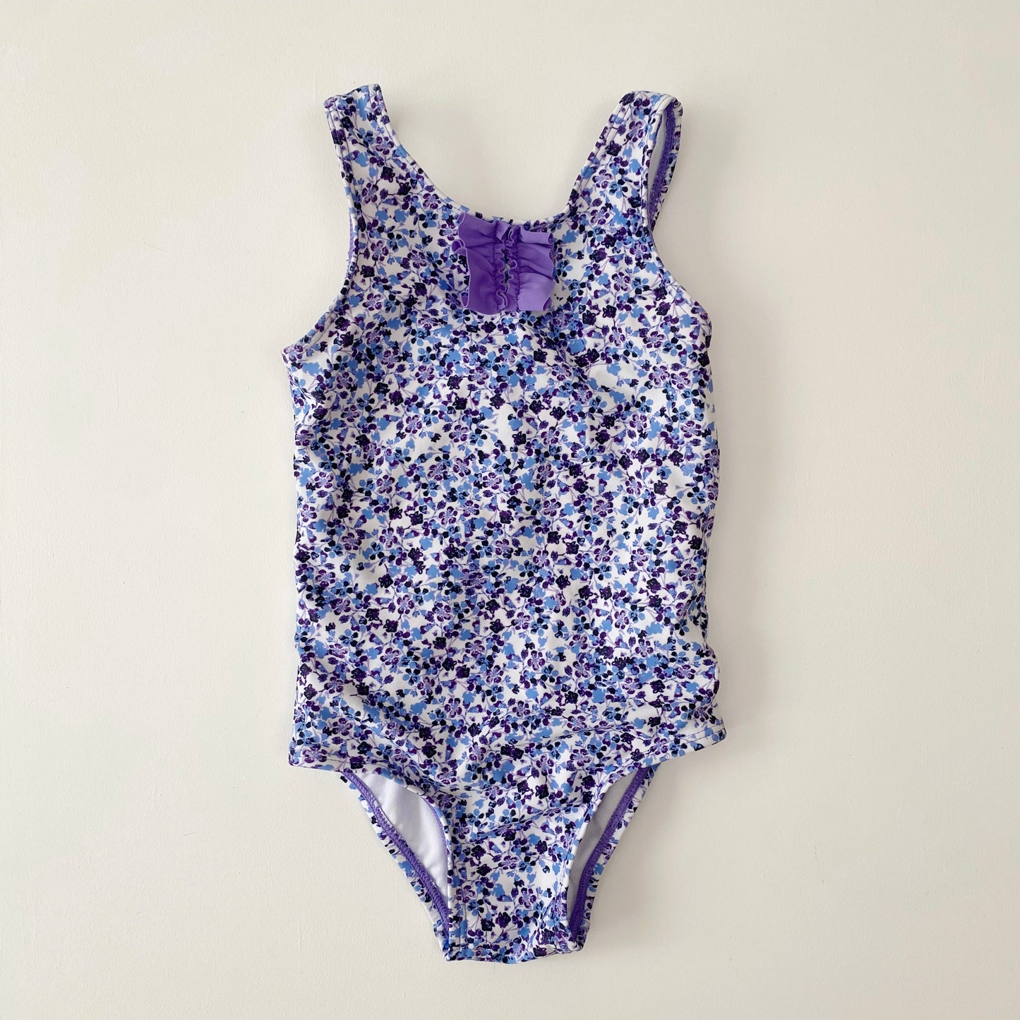 Purple Floral Swimsuit (18-24M)