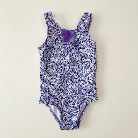 Purple Floral Swimsuit (18-24M)