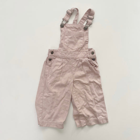 Pink Wide-Leg Overalls