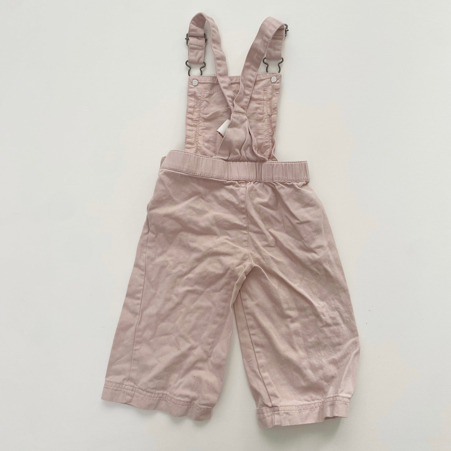 Pink Wide-Leg Overalls