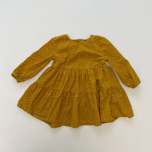 Yellow Corduroy Dress (12-18M)