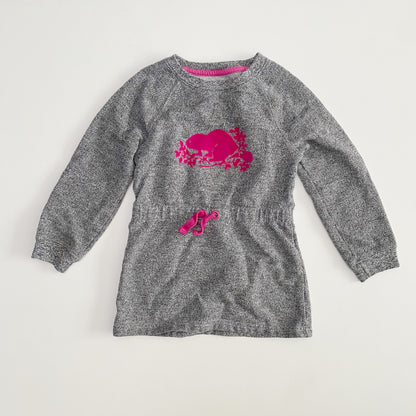 Grey Sweatshirt Dress