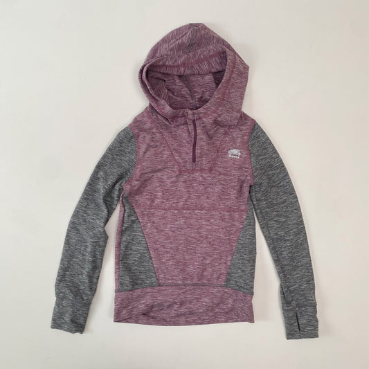 Purple + Grey Athletic Top (5/6Y)