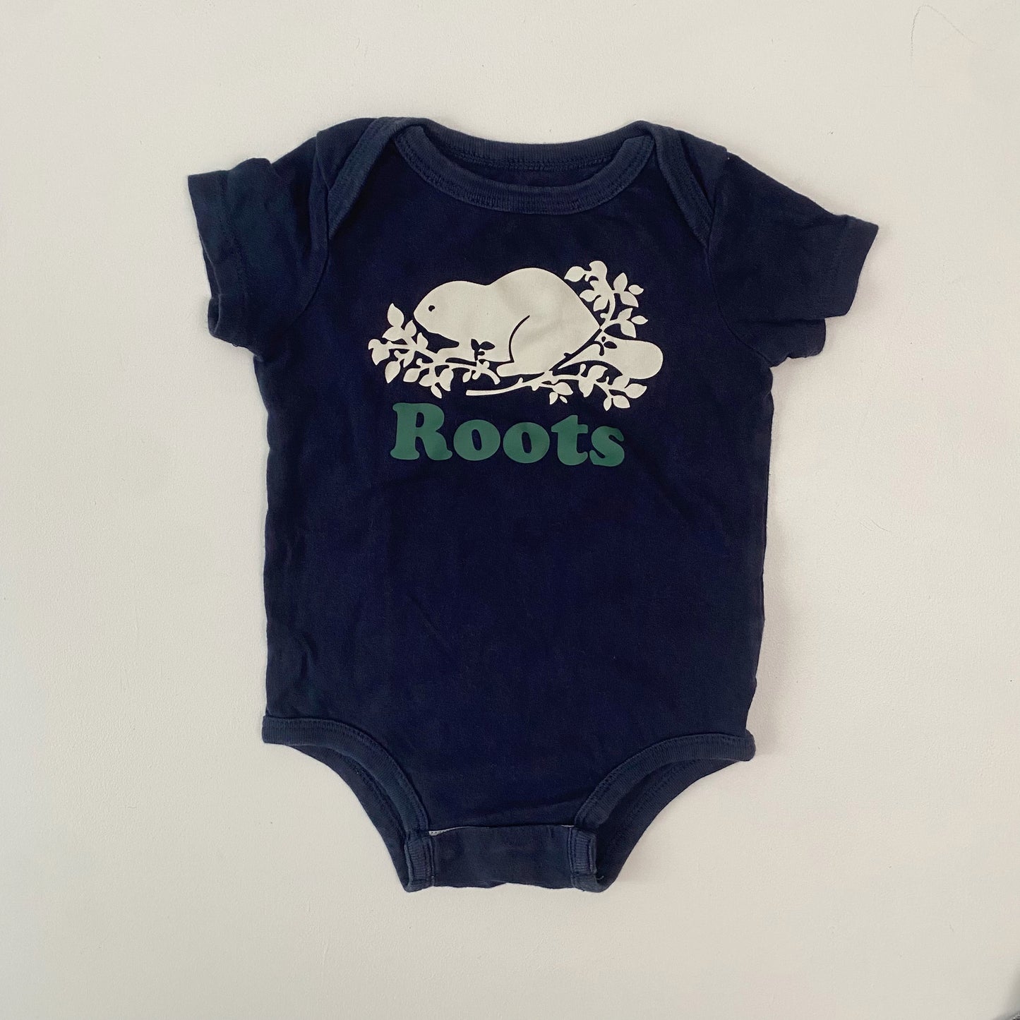 Navy Logo Bodysuit