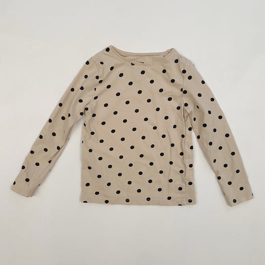 Cream + Black Polka Dot Shirt