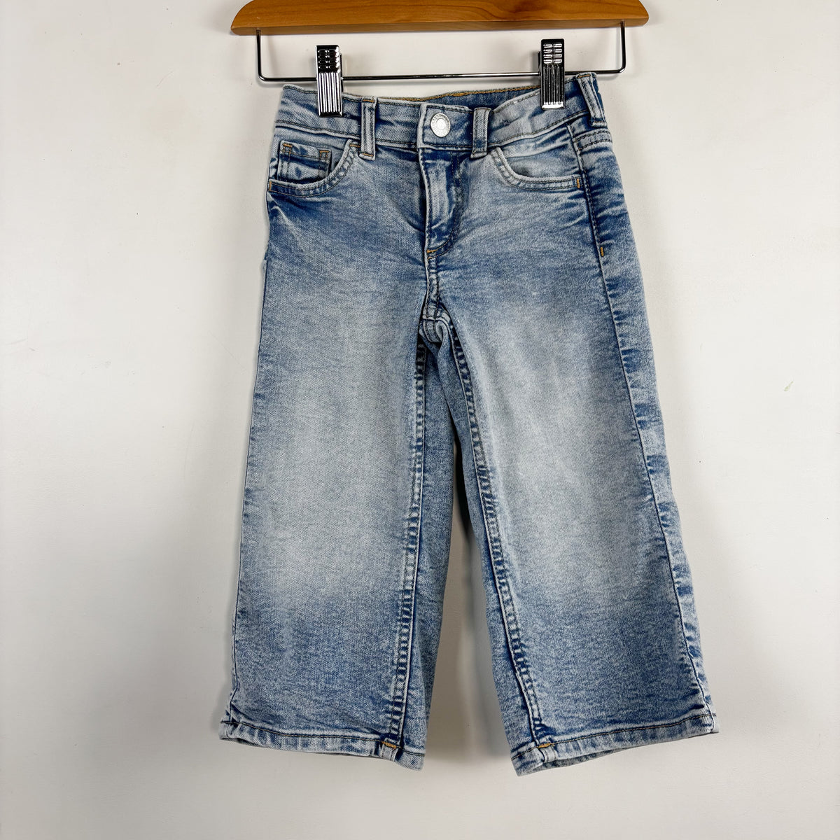 Wide Leg Blue Jeans (2T)