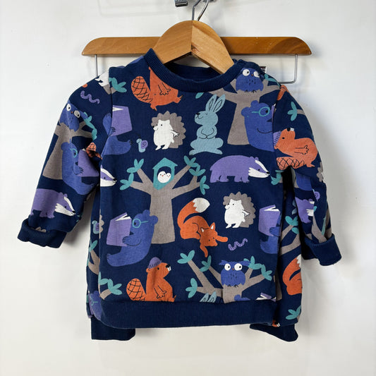 Woodland Animal Matching Sweat Set (6-9M)