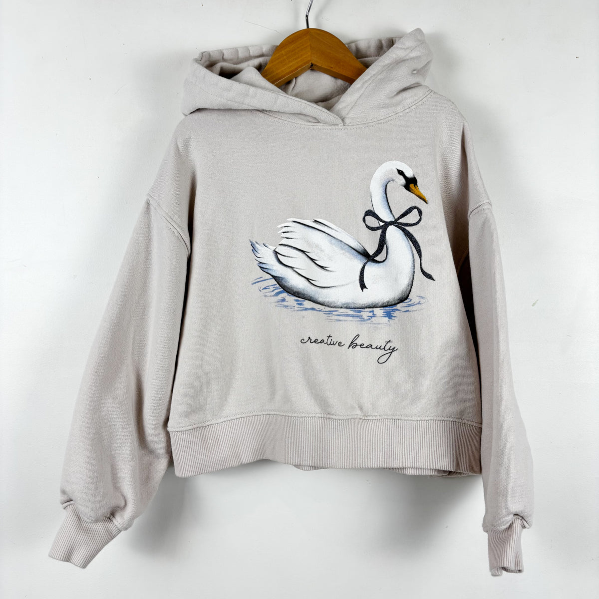 Cropped Swan Hoodie (6/7Y)