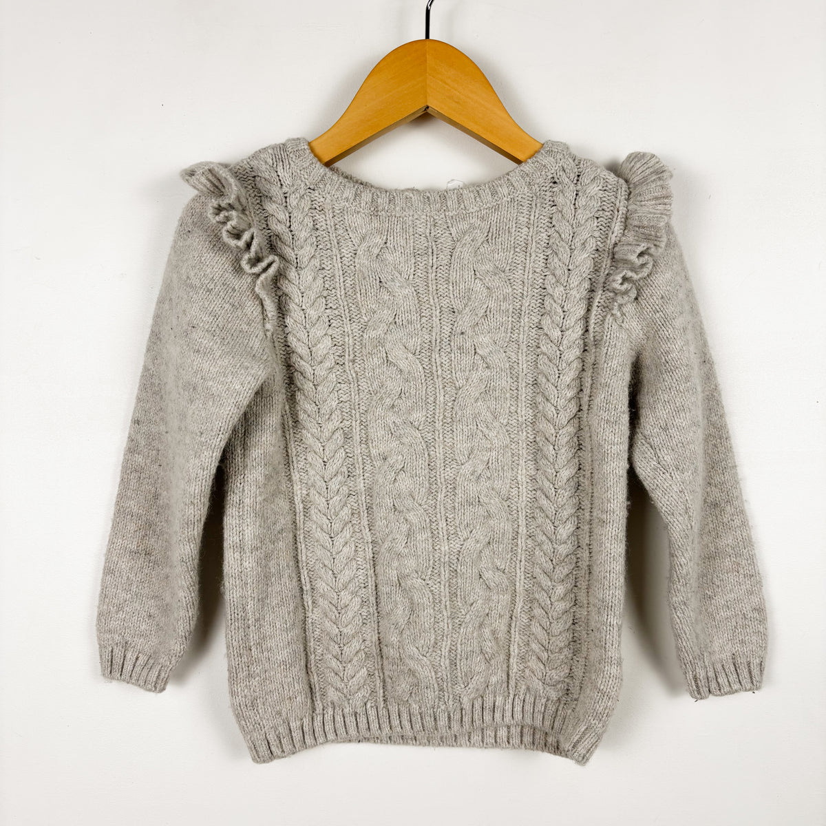 Oatmeal Cable Knit Sweater (18-24M)