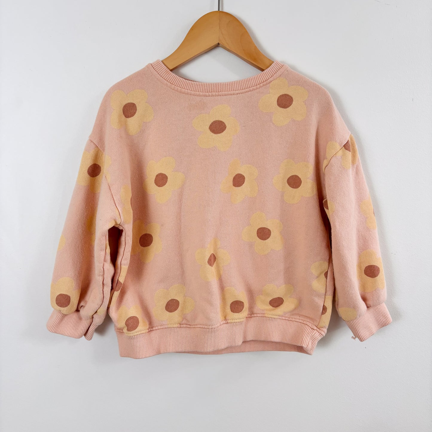 Peach Floral Sweatshirt (3-4Y)