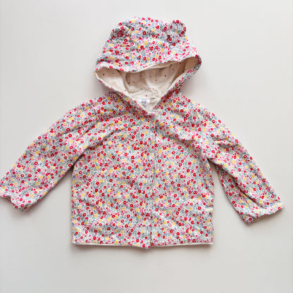 Floral Snap-Up Cotton Jacket (6-12M)