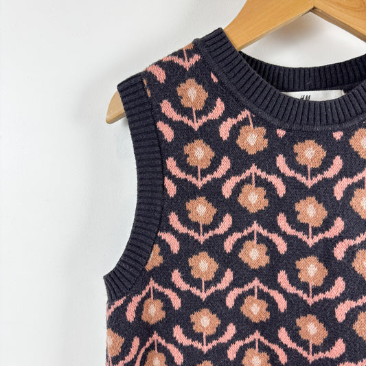 Floral Sweater Vest (4-6Y)