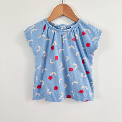 Blue Abstract Tee (12-18M)