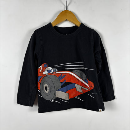 Black Race Car Shirt (4Y)