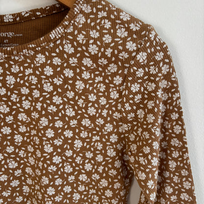 Ribbed Floral Shirt (4T)