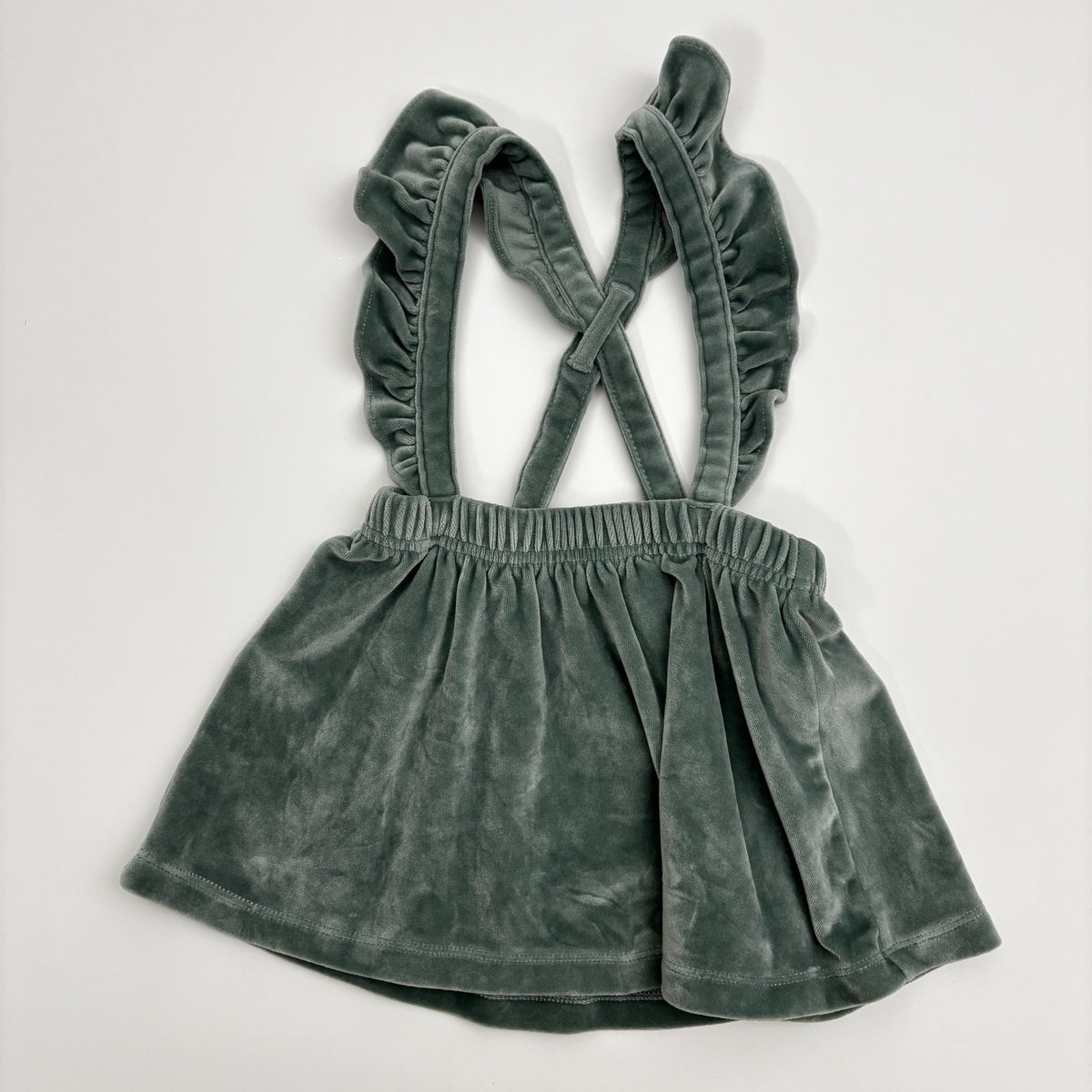 Green Velour Skirt (12M)