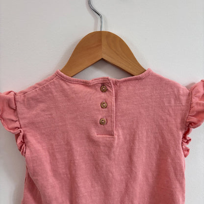 Pink Ruffle Tee (6-9M)