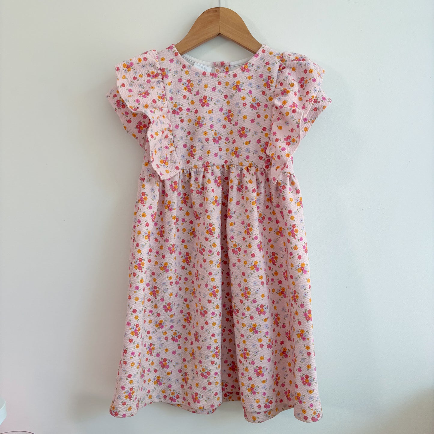 Pink Floral Dress (5-6Y)