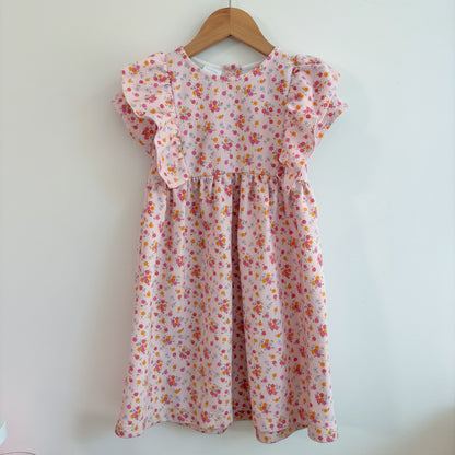Pink Floral Dress (5-6Y)