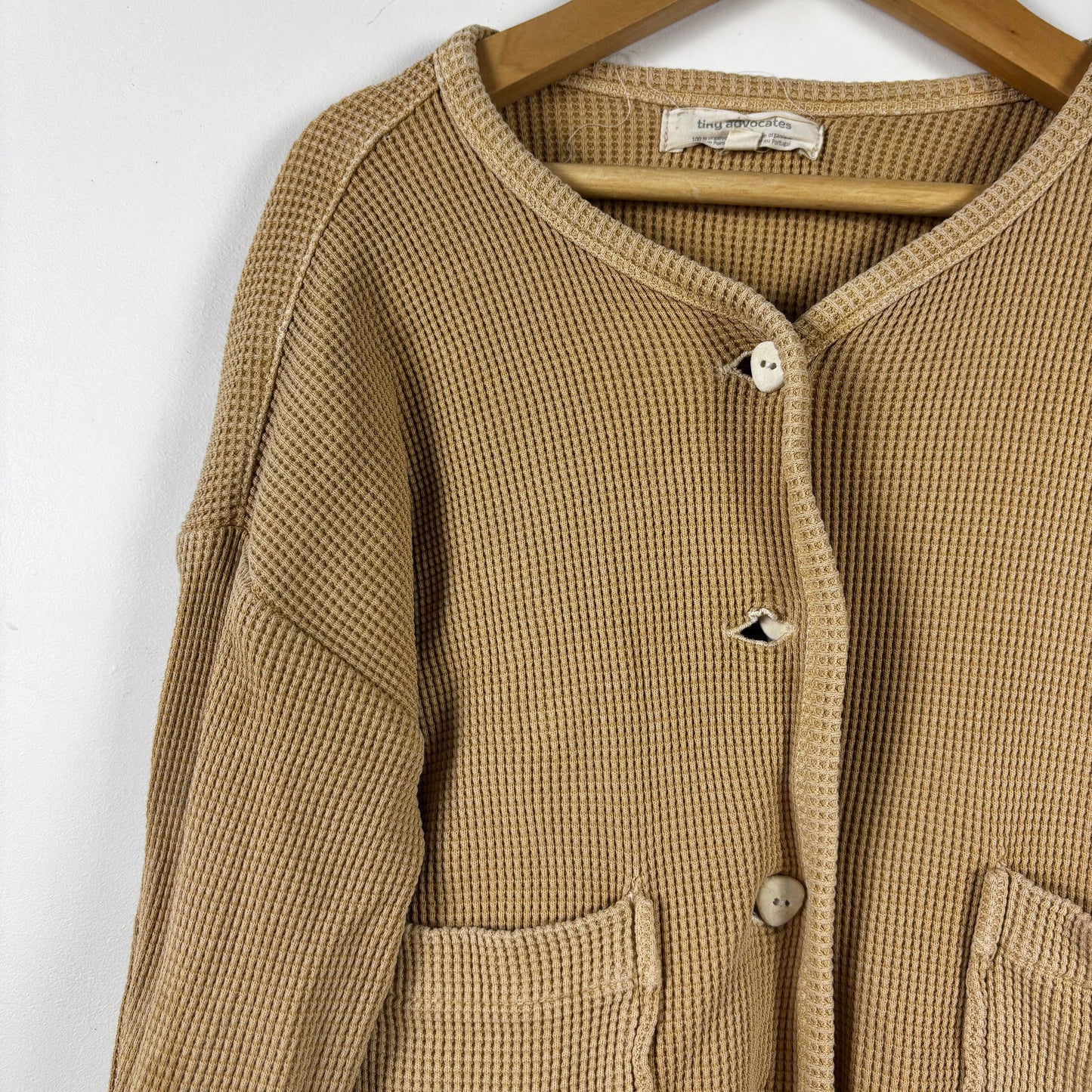 Waffle Knit Cardigan (3-4T)