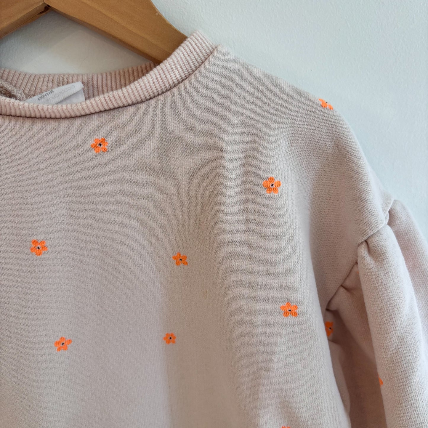 Pink Floral Sweatshirt (18-24M)