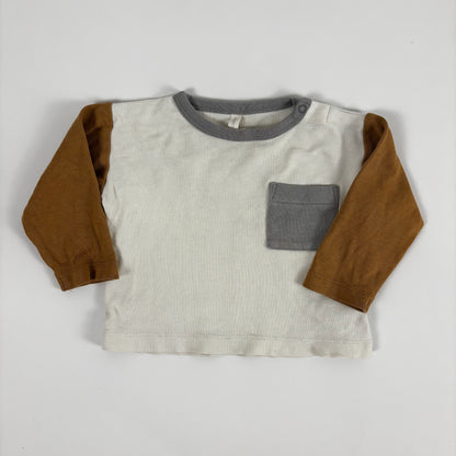 Colour Block Long Sleeve Shirt (6-12M)