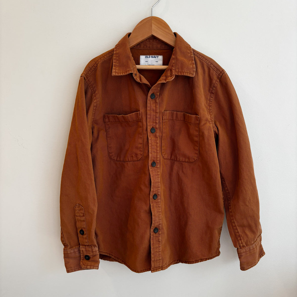 Brown Button-Up Shirt (8Y)