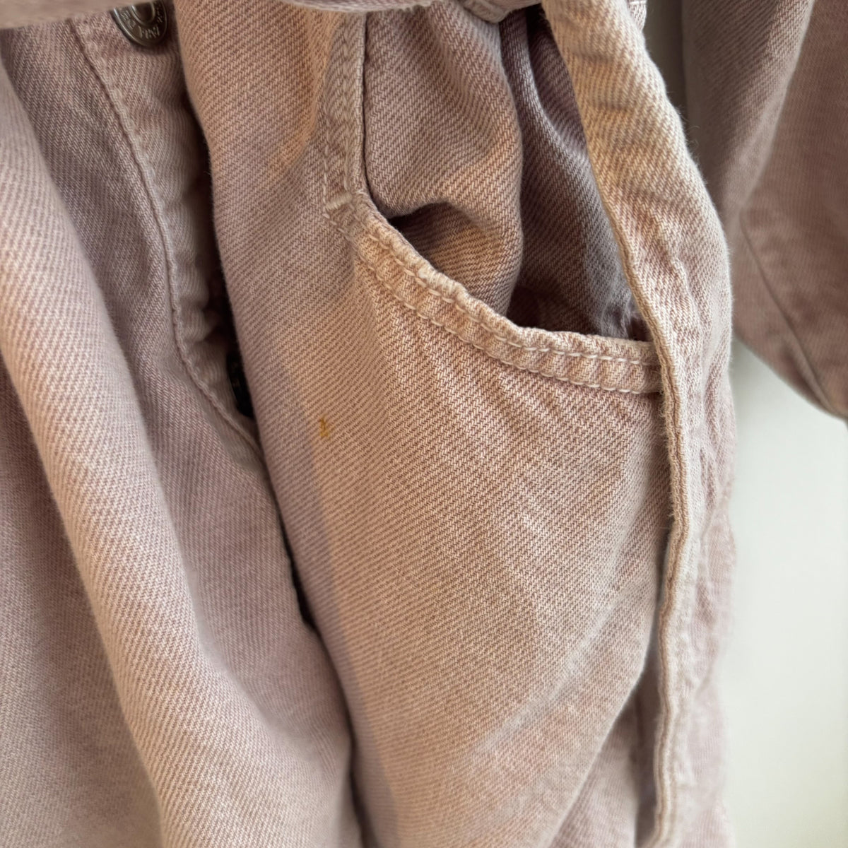 Distressed Pink Denim Dress (4Y)