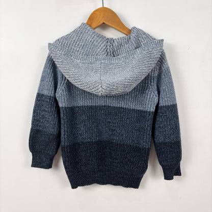 Hooded Zip Sweater (3Y)