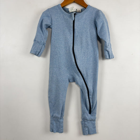 Blue Organic Cotton Sleeper (6-12M)