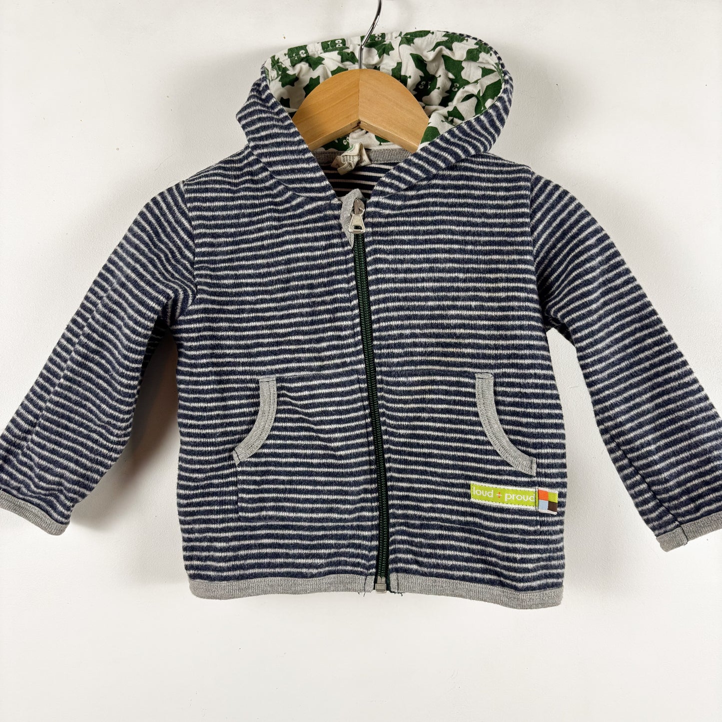 Organic Cotton Zip-Up Hoodie (9-12M)