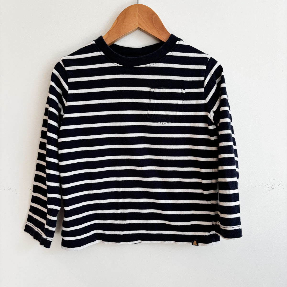 Striped Pocket Long Sleeve Shirt (3Y)