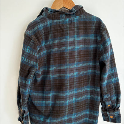 Flannel Button-Up Shirt (8Y)