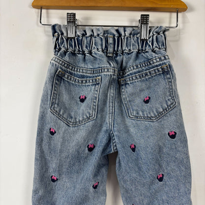 Paperbag Waist Mouse Character Jeans (4Y)