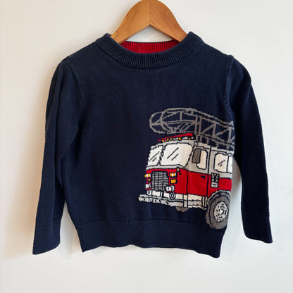 Firetruck Sweater (2Y)
