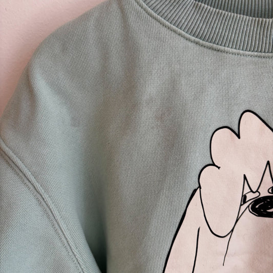 Dog  Graphic Sweatshirt (2-4Y)