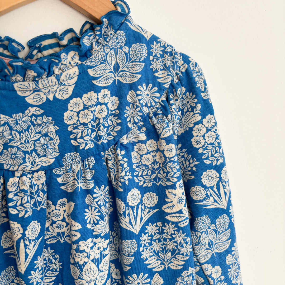 Blue Floral Dress (8-9Y)