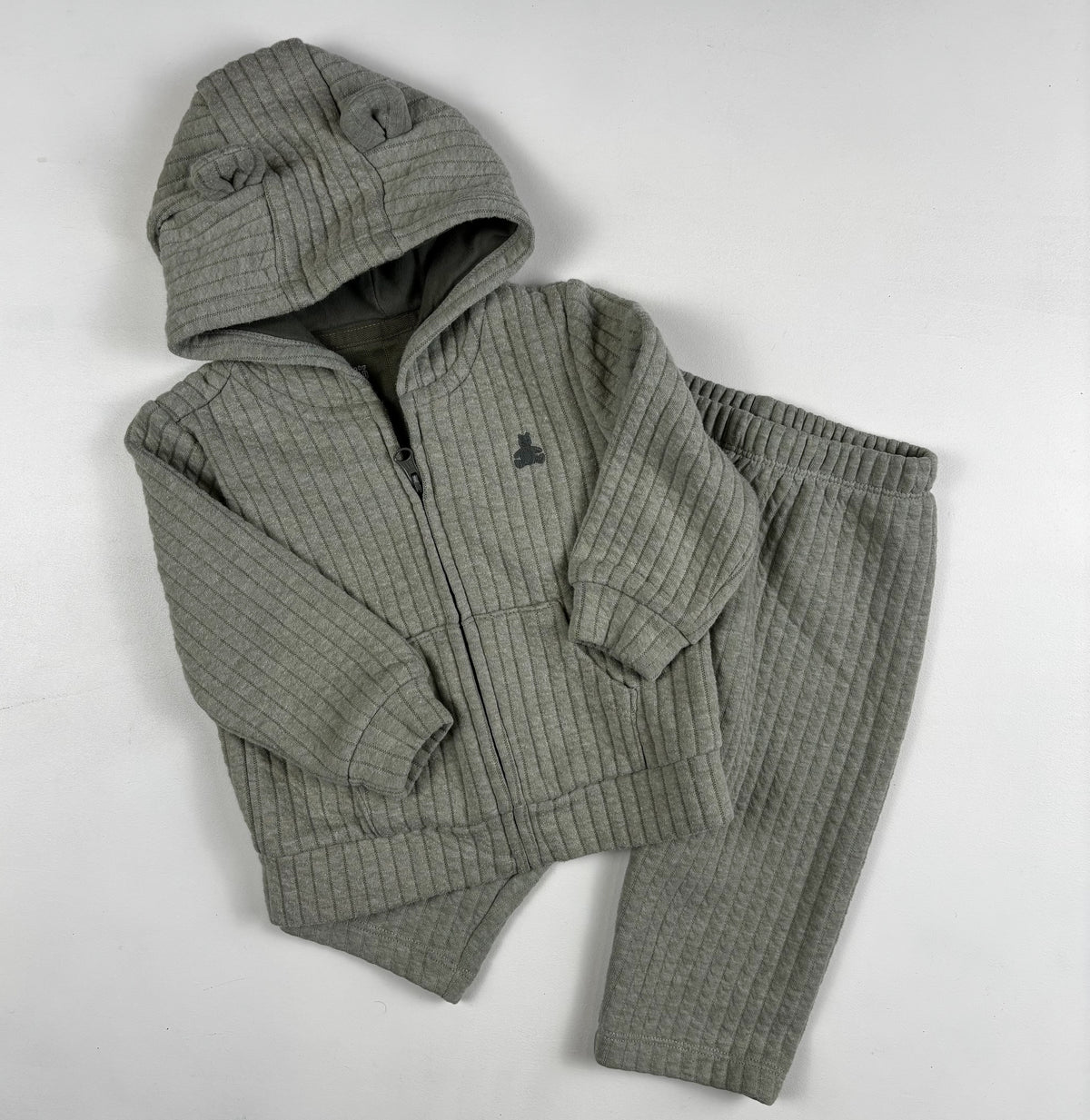 Green Quilted Lounge Set (6-12M)