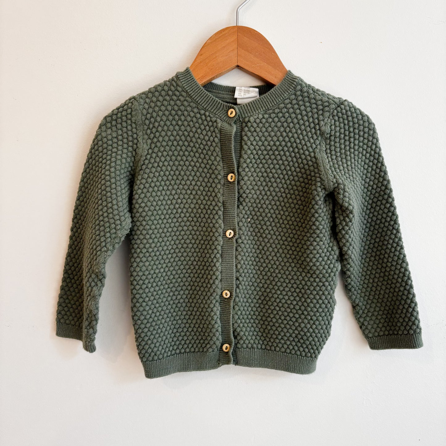 Green Cardigan (9-12M)