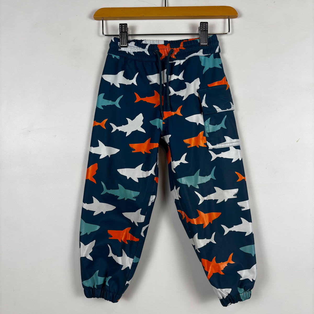 Shark Print Rain Pants (2Y)