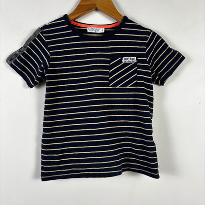 Navy Striped Tshirt (4Y)