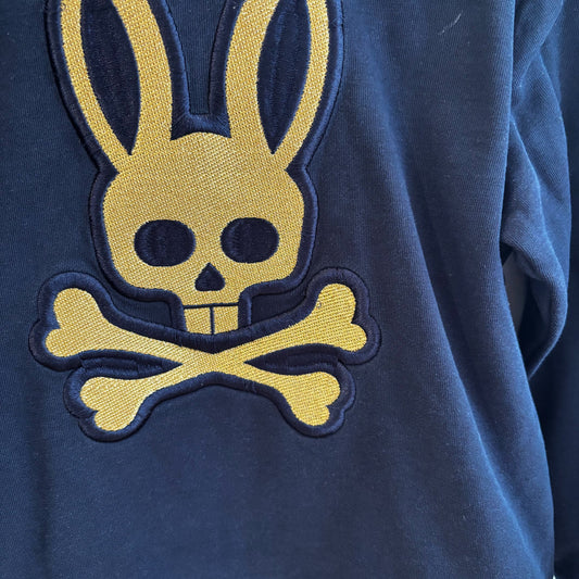 Navy Bunny Logo Crewneck Sweatshirt (10-12Y)