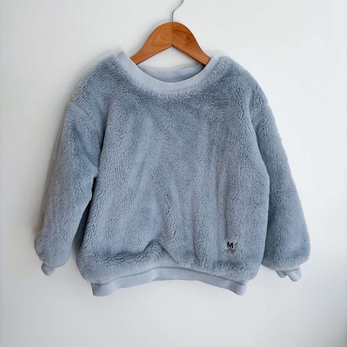 Light Blue Faux Fur Sweatshirt (4-5Y)