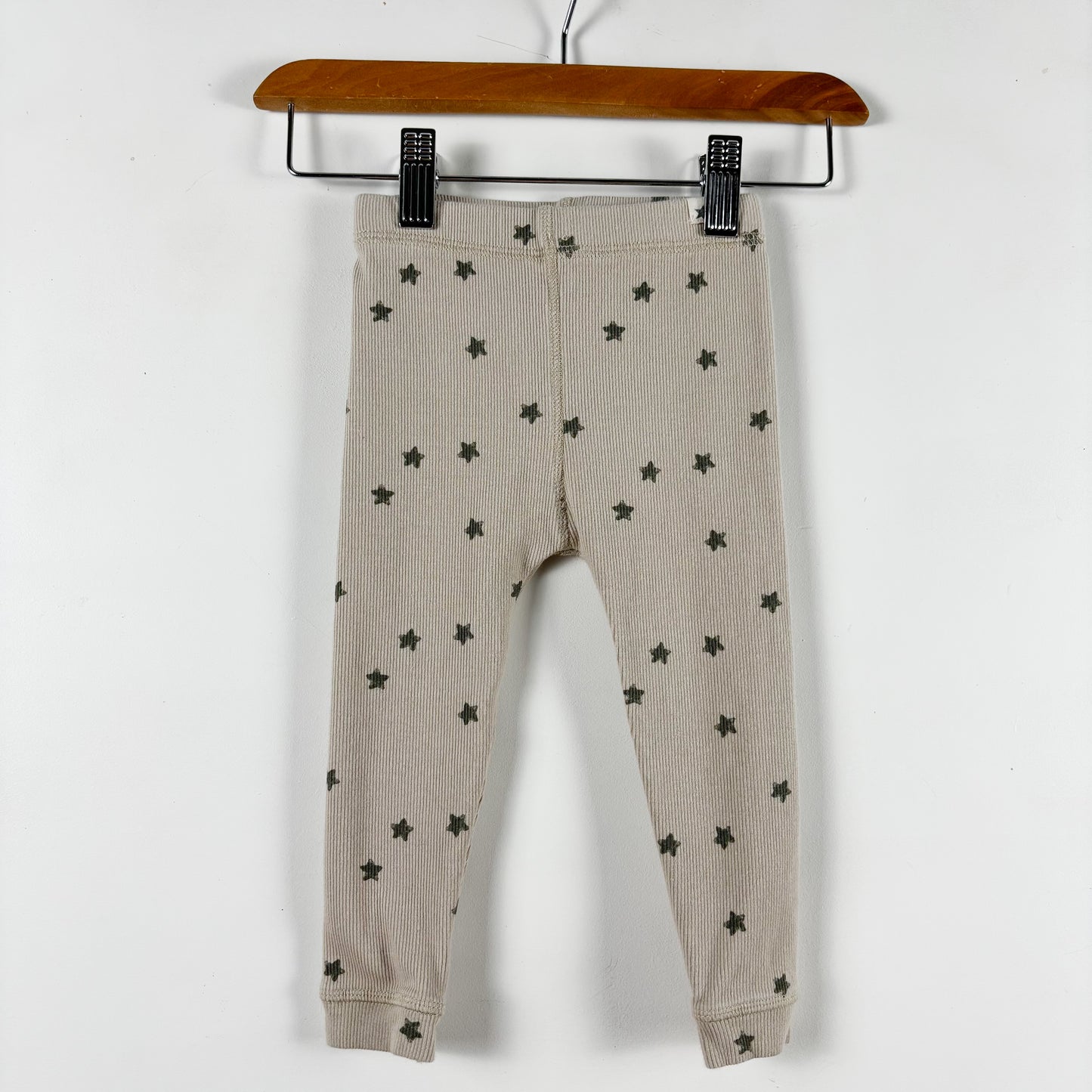 Star Print Ribbed Leggings (12-18M)