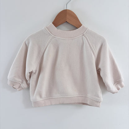 Very Pale Pink Sweatshirt  (9-12M)
