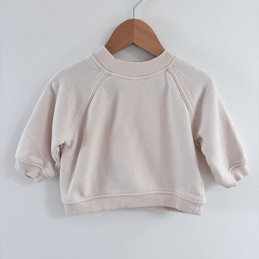 Very Pale Pink Sweatshirt  (9-12M)