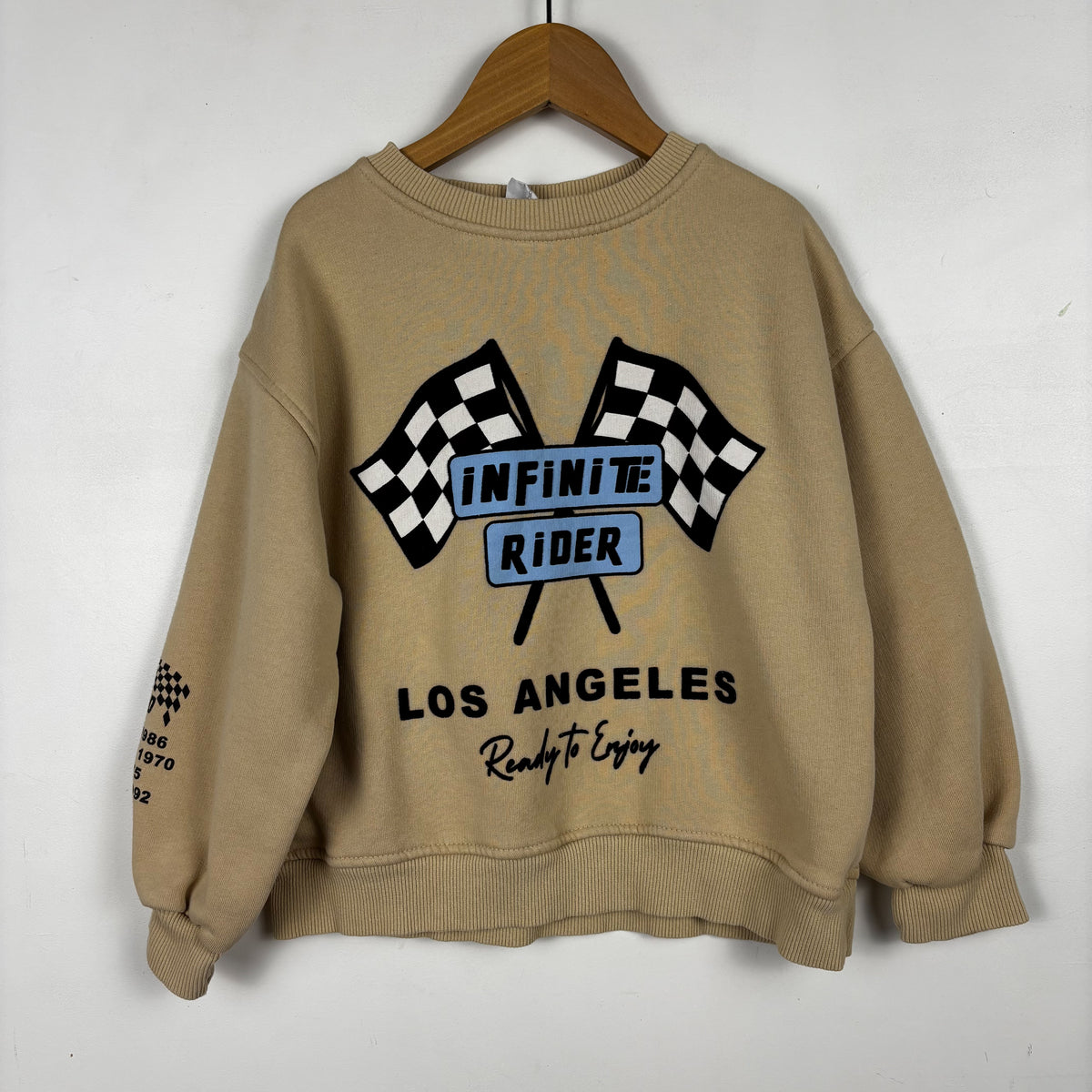 Tan Race Graphic Sweatshirt (6Y)