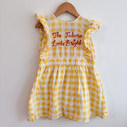 Yellow Gingham Dress (3-5Y)