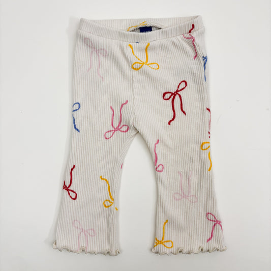 Soft Ribbed Bow Print Set (12-18M)